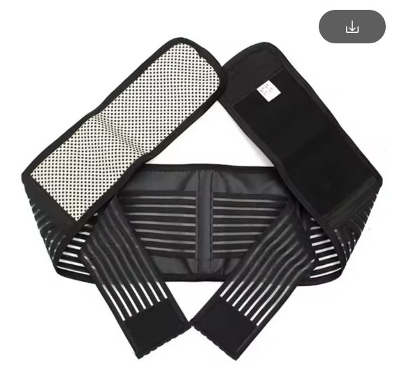 Ceinture lombaire réglable en néoprène – Image 2