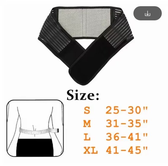Ceinture lombaire réglable en néoprène – Image 3